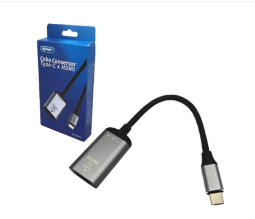 Cabo Conversor de Video Knup Tipo C para Hdmi Kp-Ad113 www.distribuido